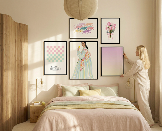 Pastellposters och tavlor – mjuka färger för ett harmoniskt hem