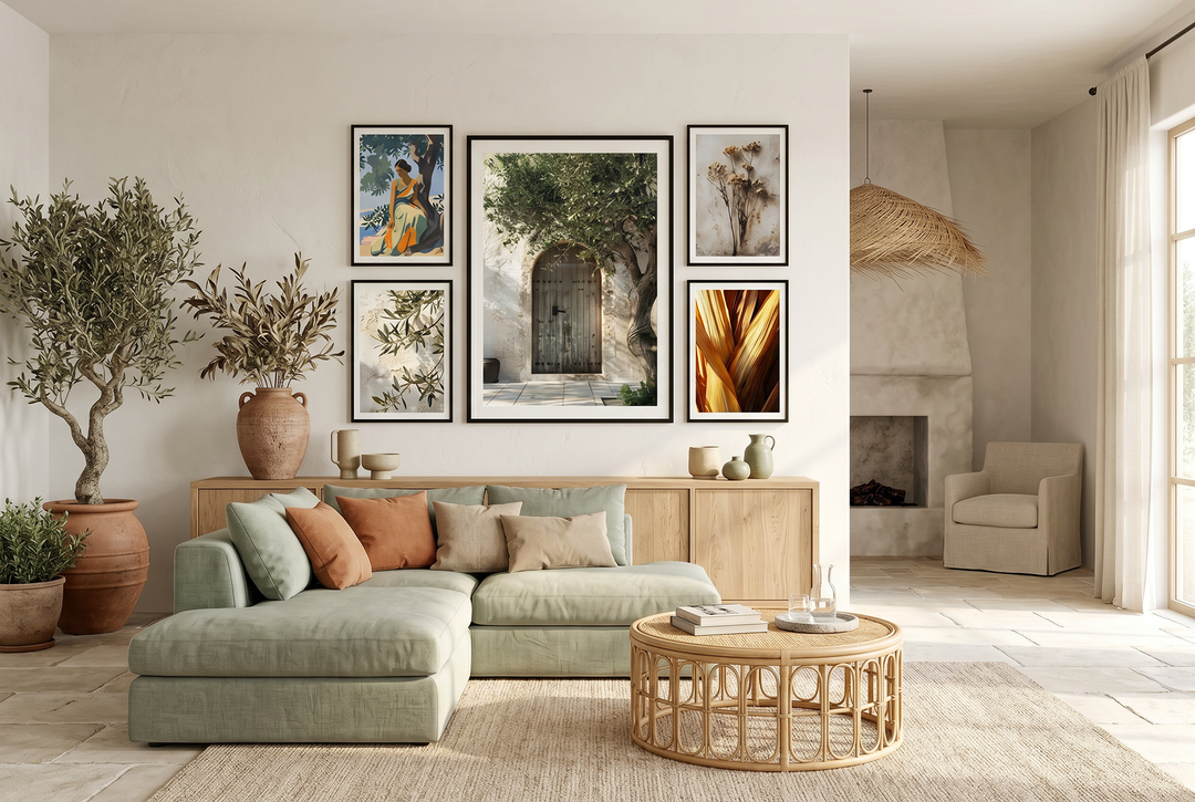 Jordtonade posters och tavlor – värme och naturlig stil i ditt hem