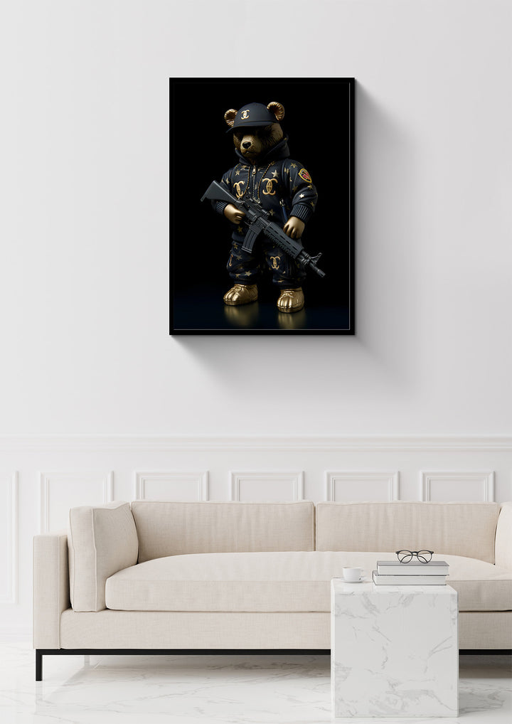 Teddy in black