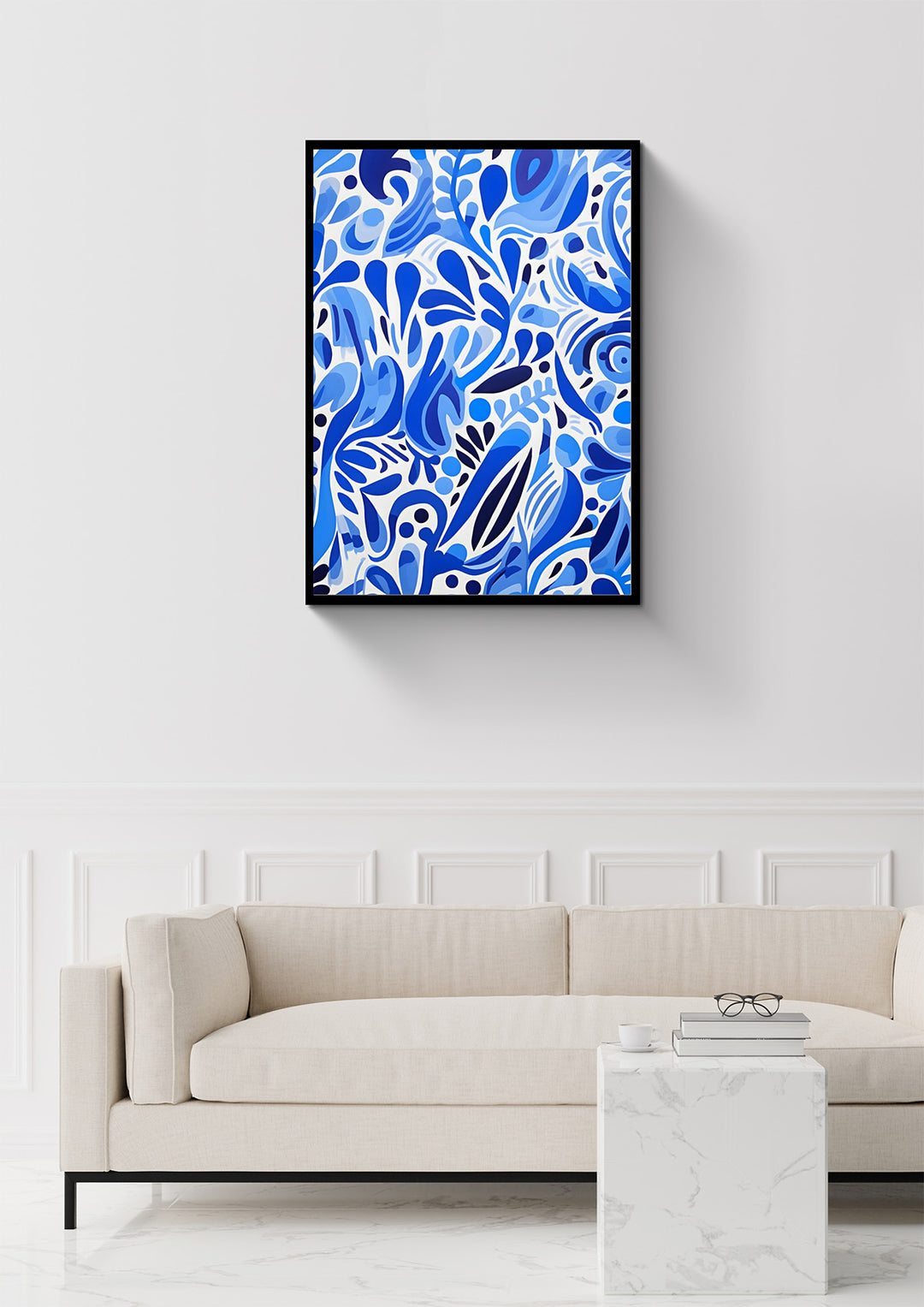 Blue strokes