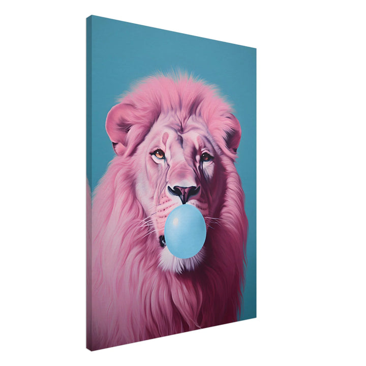 Bubble trouble - pink lion