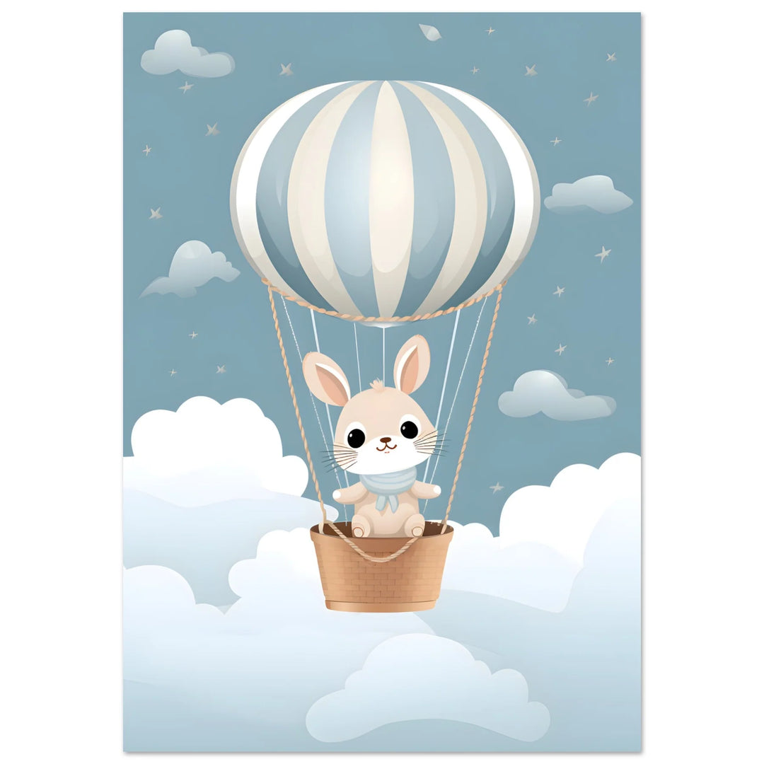 Balloon Rabbit in blue