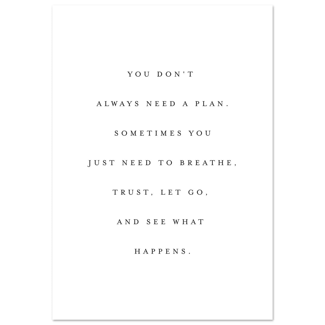 You just need to breathe.