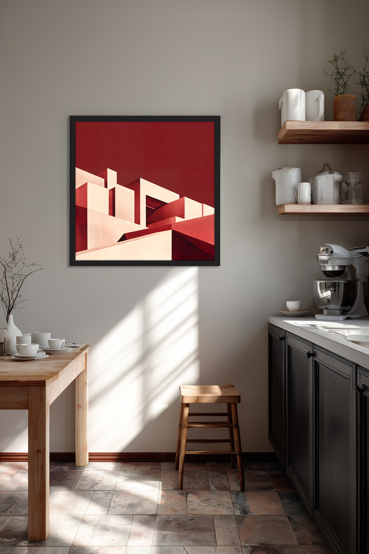 Burgundy edges