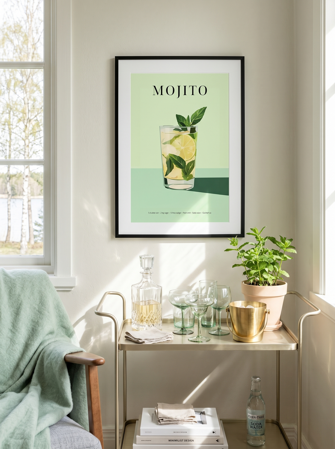Mojito Cocktail Poster