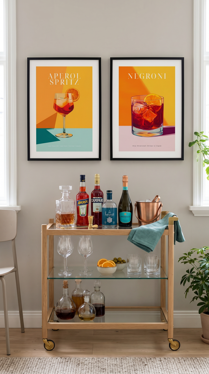 Negroni Cocktail Poster