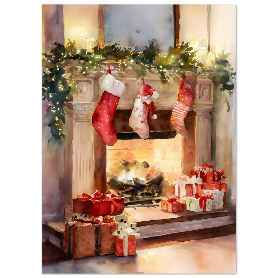 Fireplace Christmas Moment