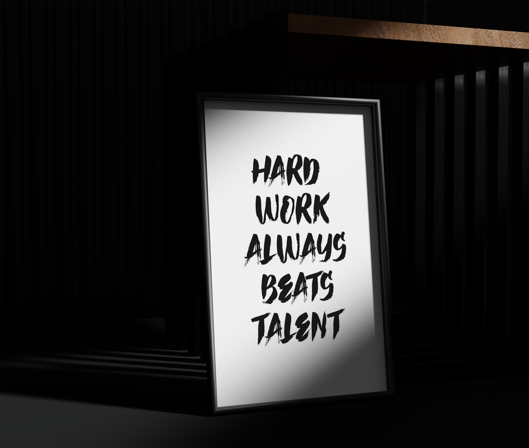 Hard Work Beats Talent