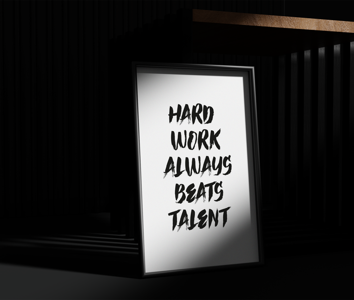 Hard Work Beats Talent