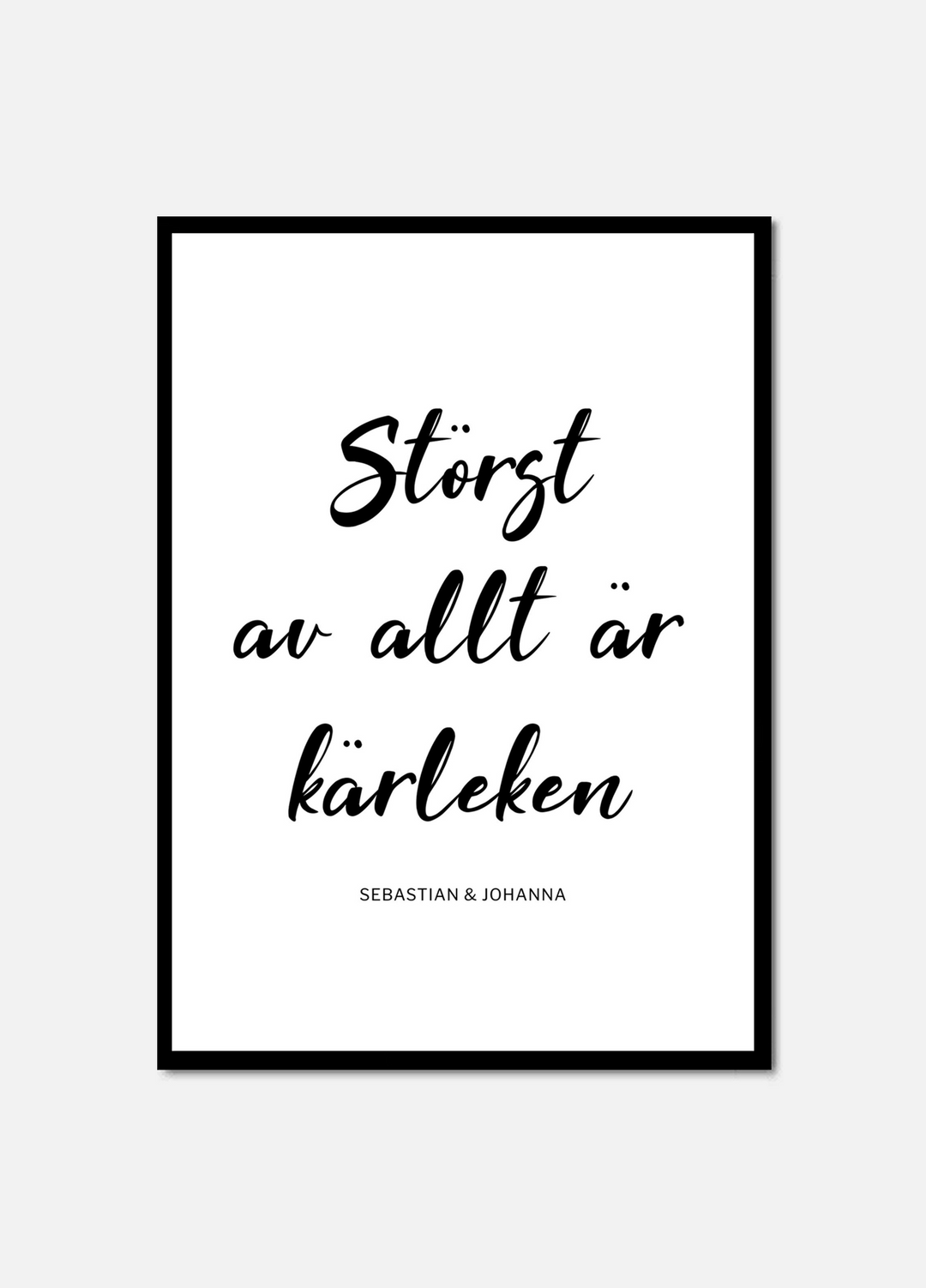 Kärlek personal poster