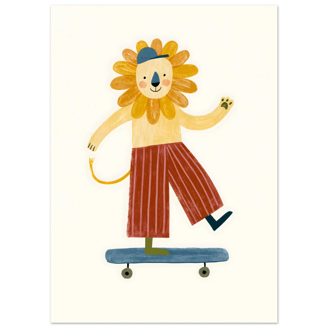 Lion on Wheels