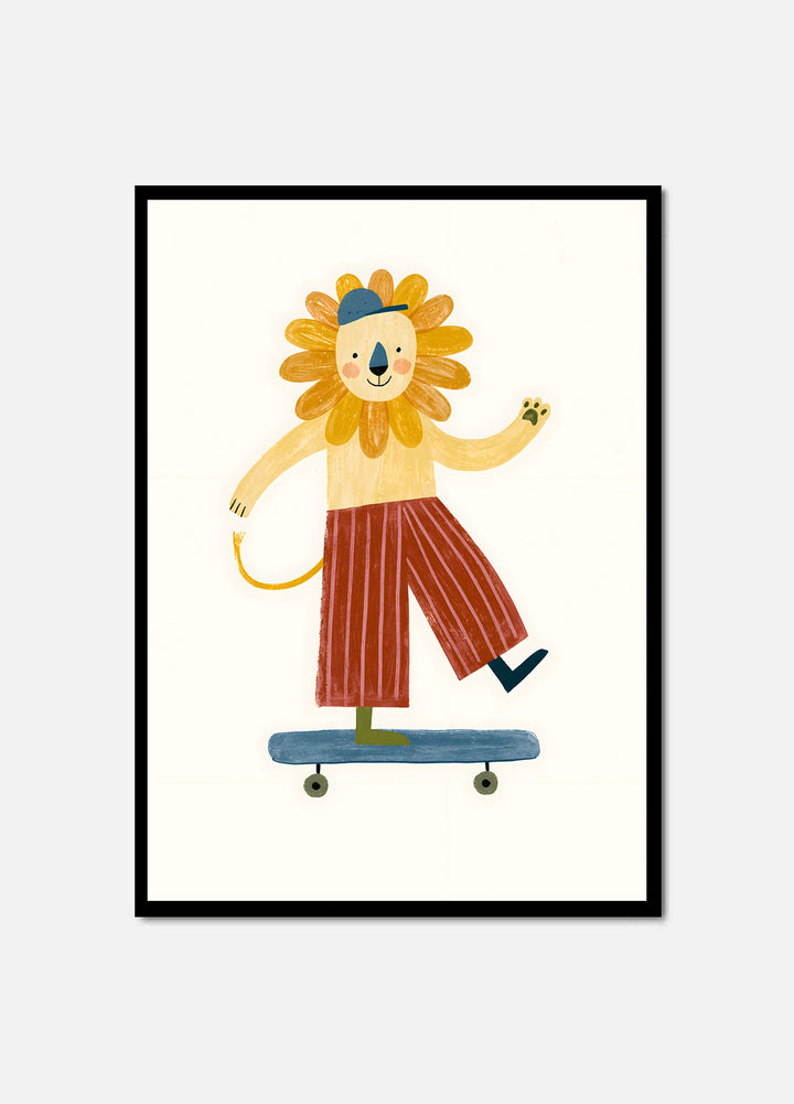 Lion on Wheels