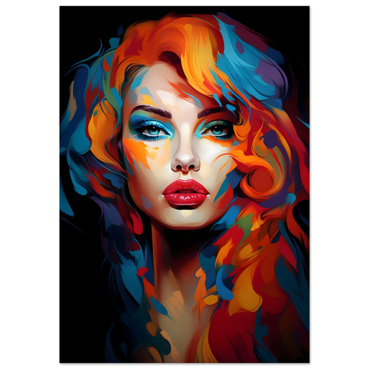 Miss red lips