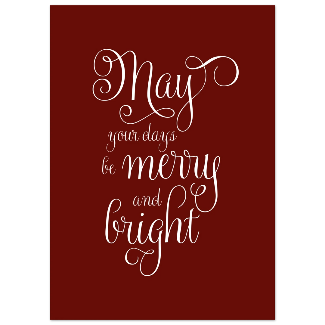 May Your Days Poster