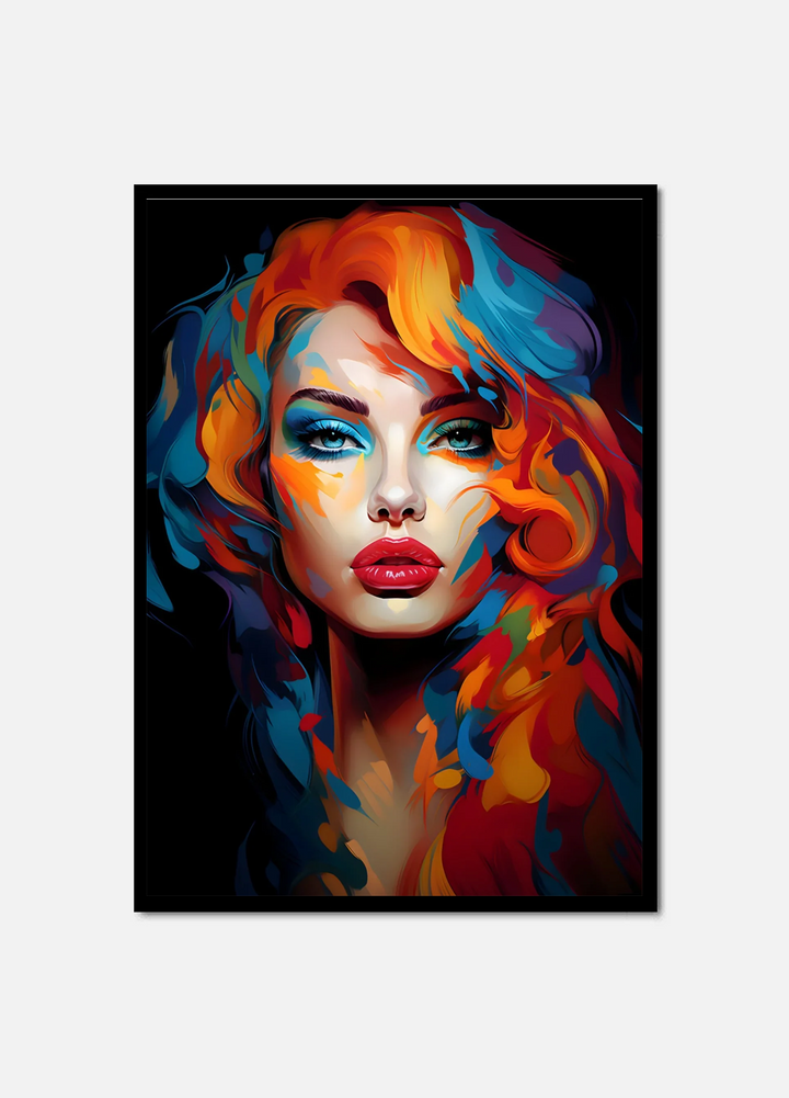 Miss red lips