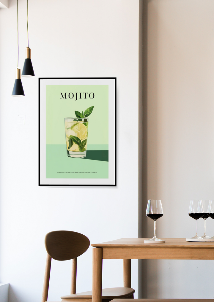 Mojito Cocktail Poster
