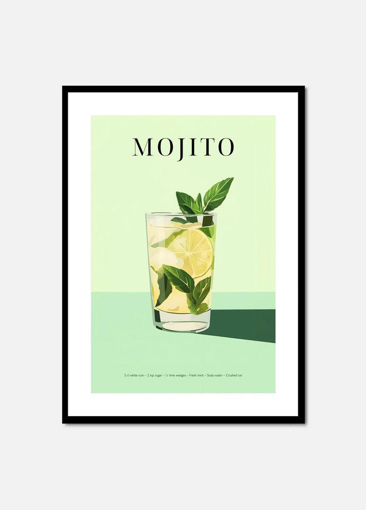 Mojito Cocktail Poster
