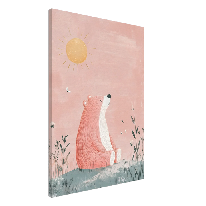 Pastel Sunbathing Bear