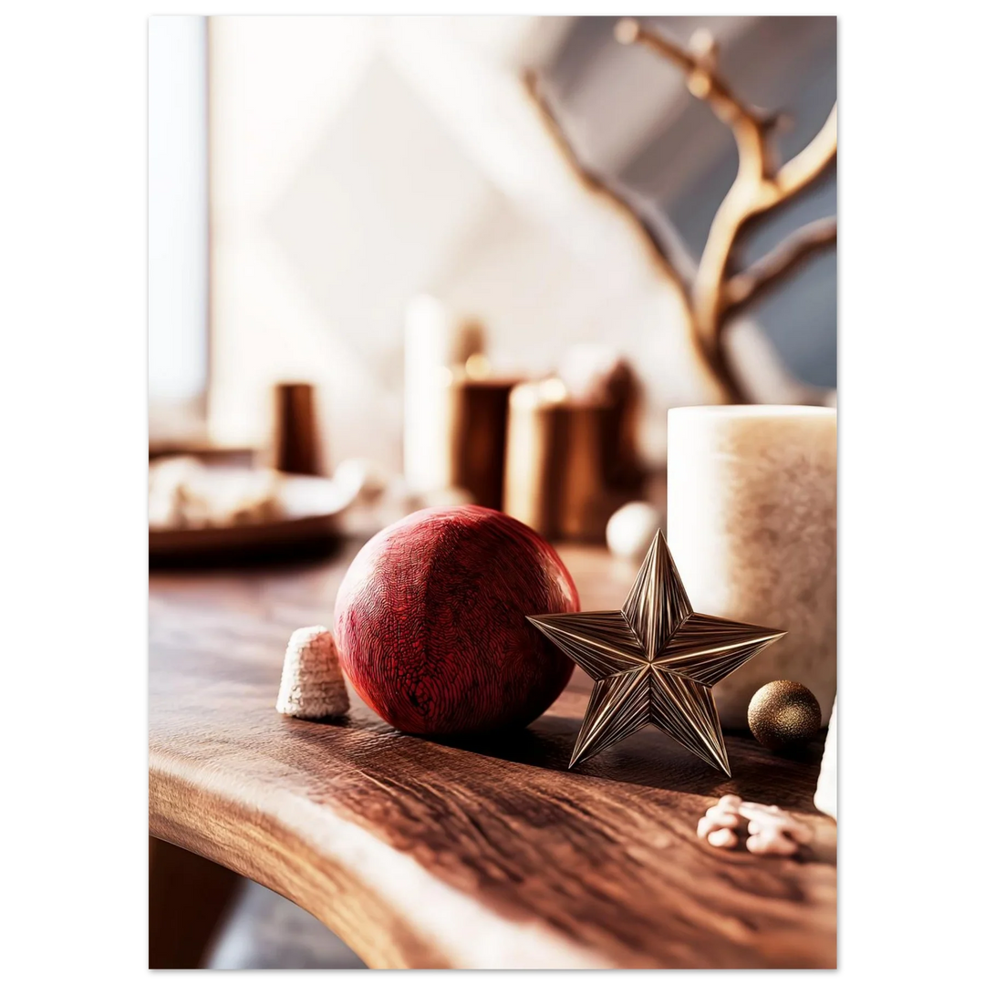 Red Winter Stillness