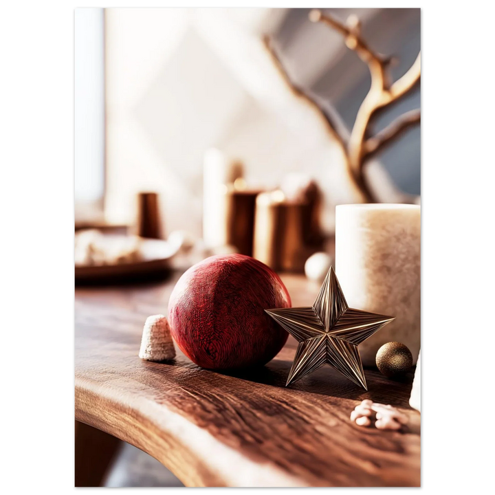 Red Winter Stillness