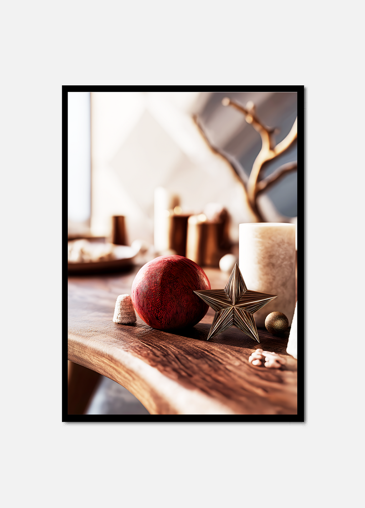 Red Winter Stillness