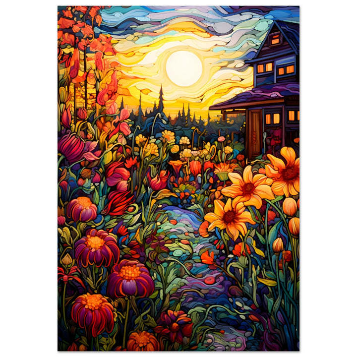 The meadow with the house
