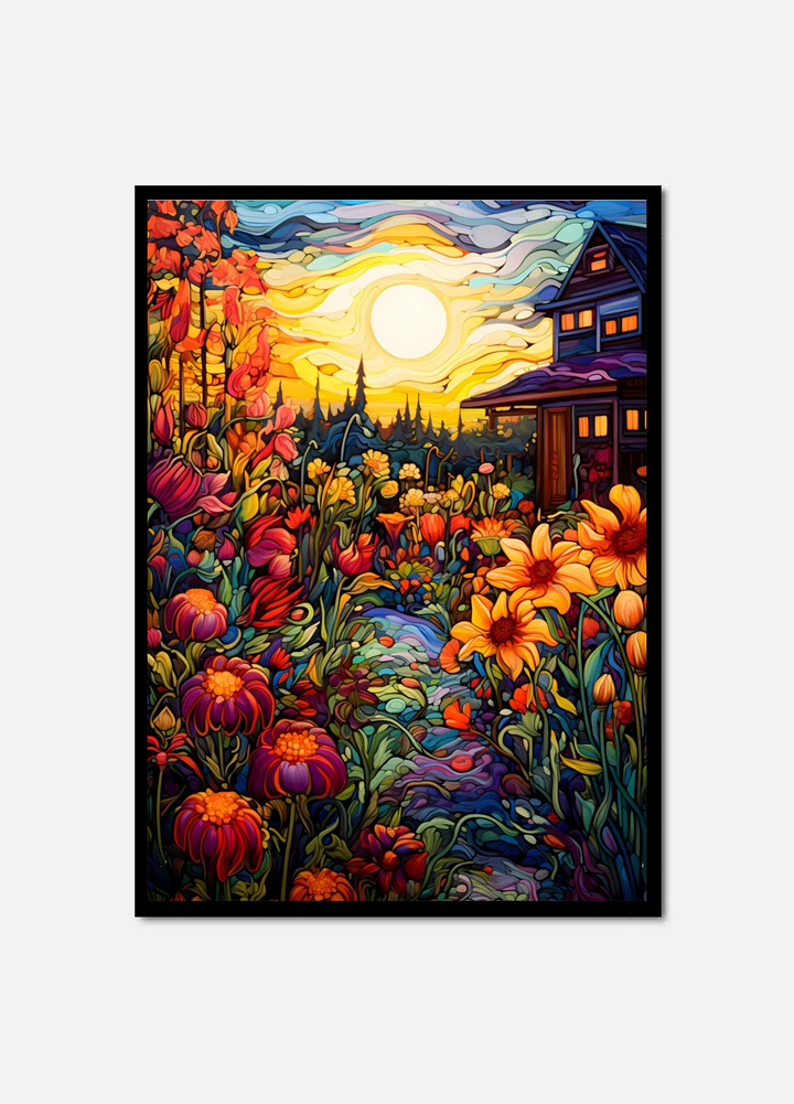 The meadow with the house