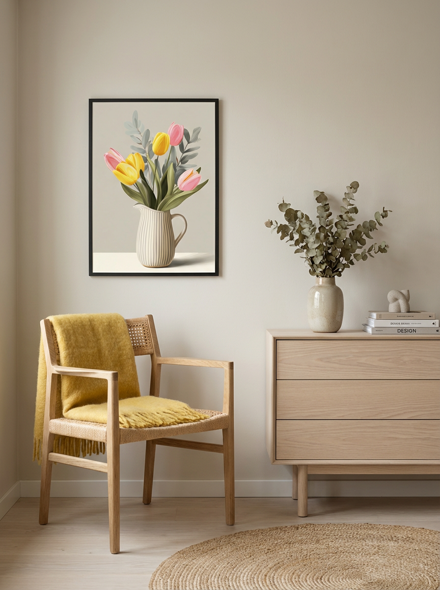 Tulip in vase