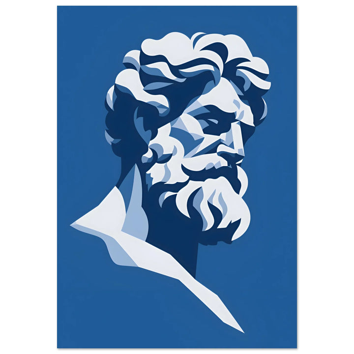 Zeus in blue