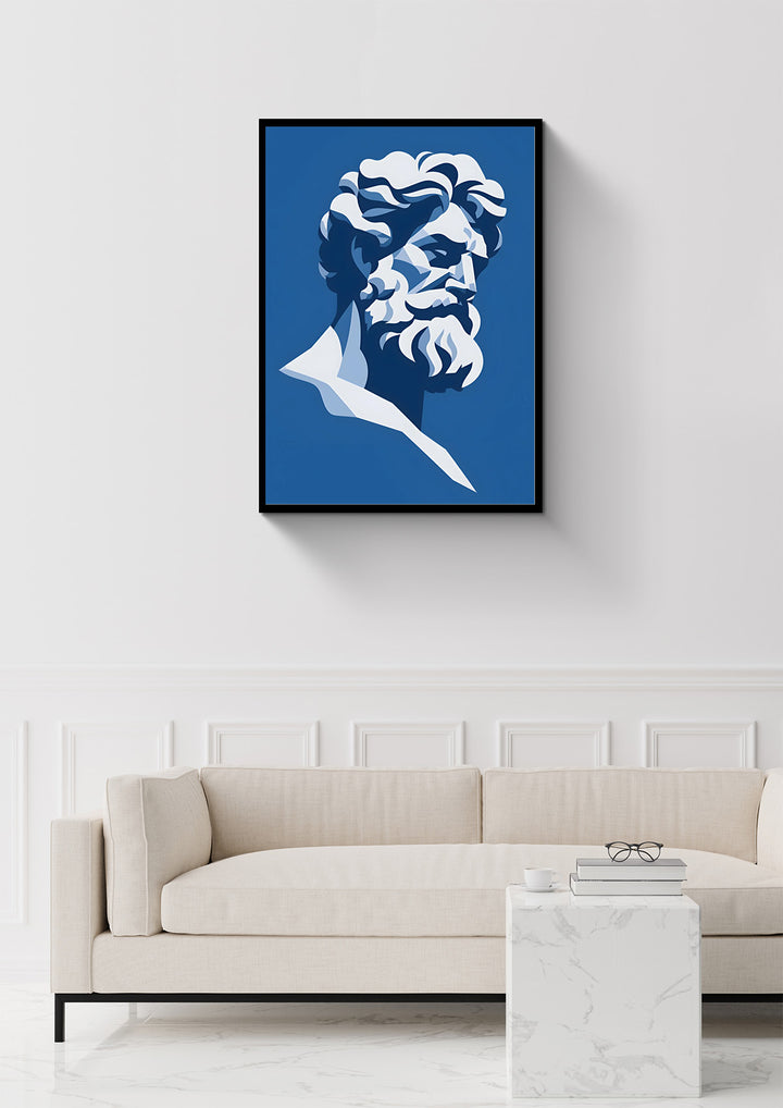 Zeus in blue