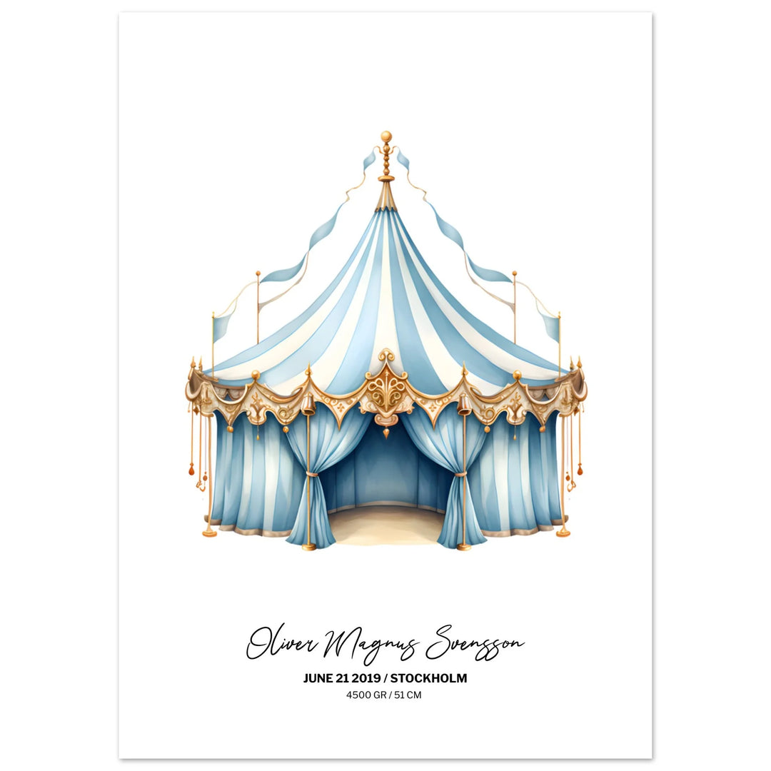 Blue Circus PERSONAL POSTER