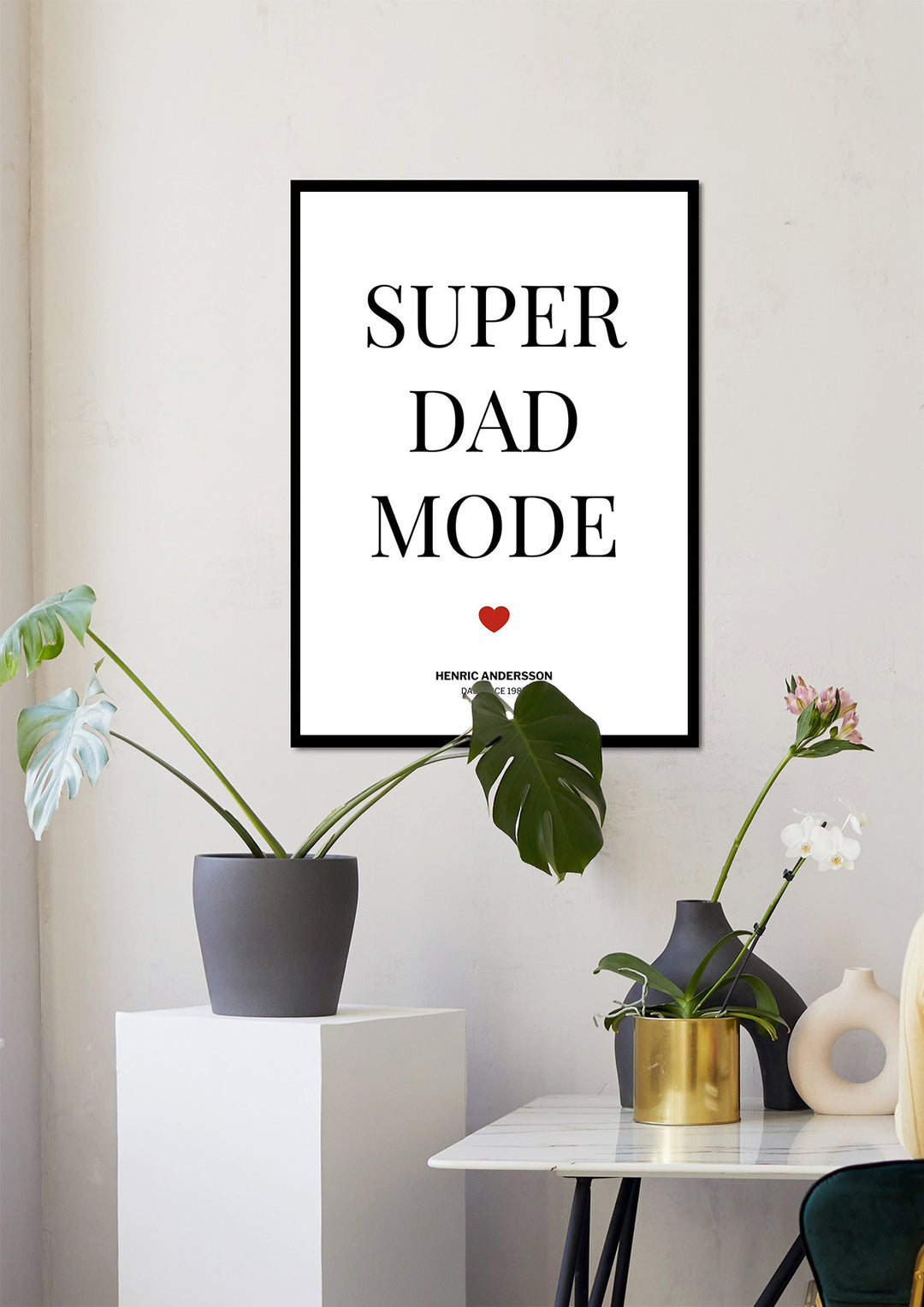 super dad fashion staff poster