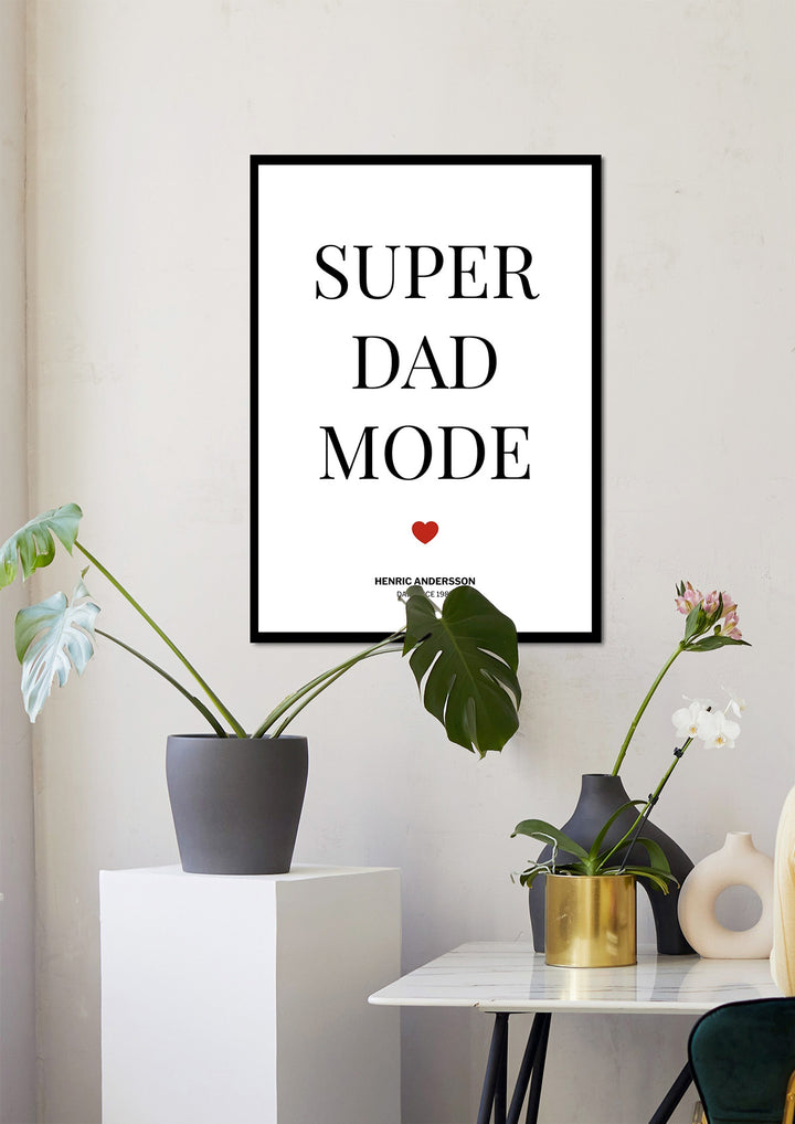 super dad fashion staff poster
