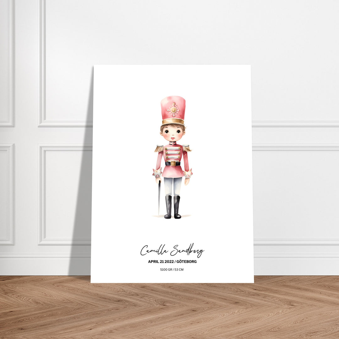 Nutcracker PERSONAL POSTER - Personliga posters och tavlor. Skapa din egen poster genom denna produkt med personlig text för att göra ditt utrymme personligt - Picassan