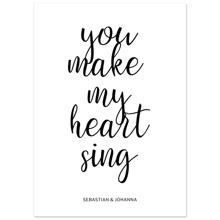 My hearts Song personal poster