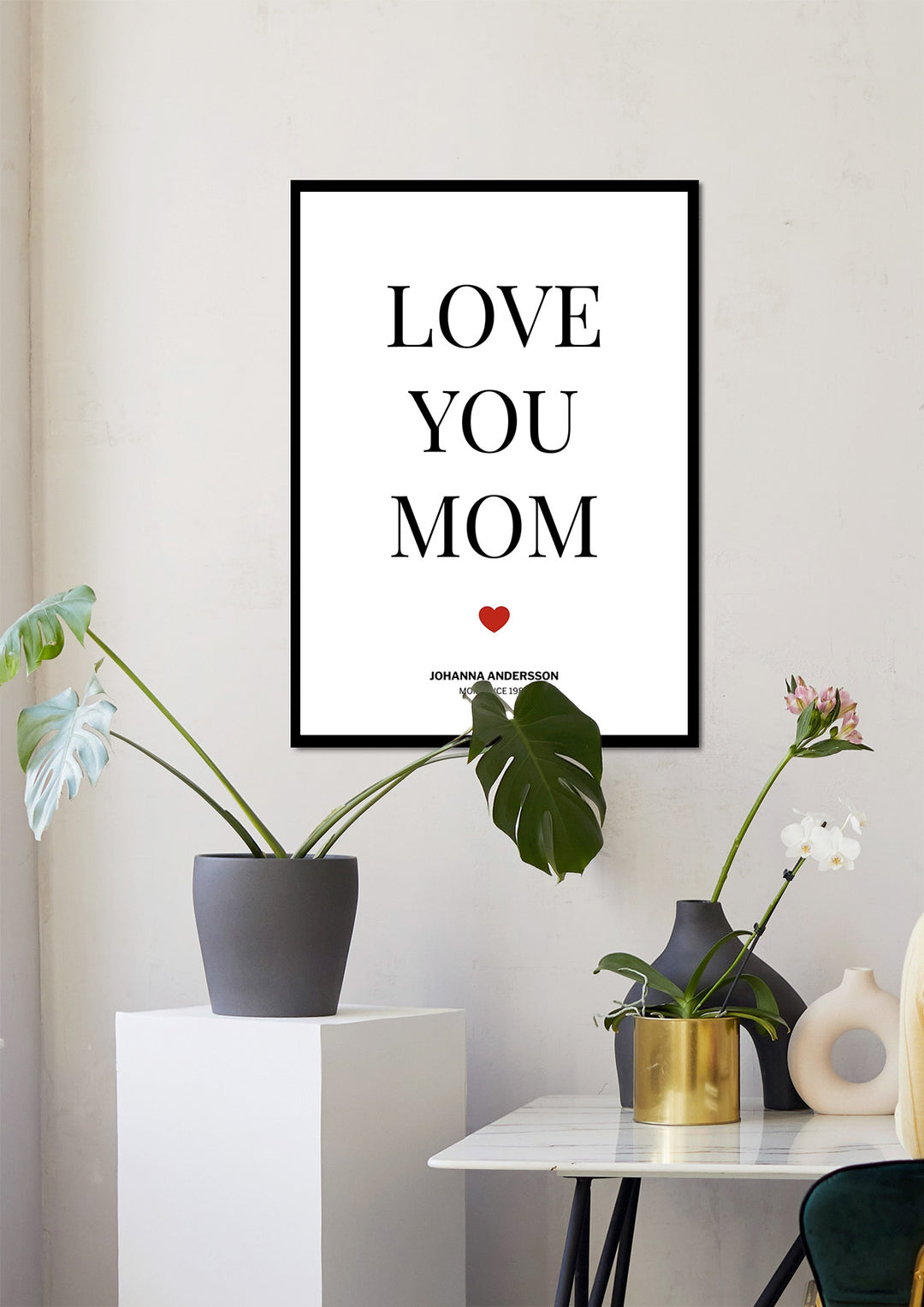 love you mom personal poster