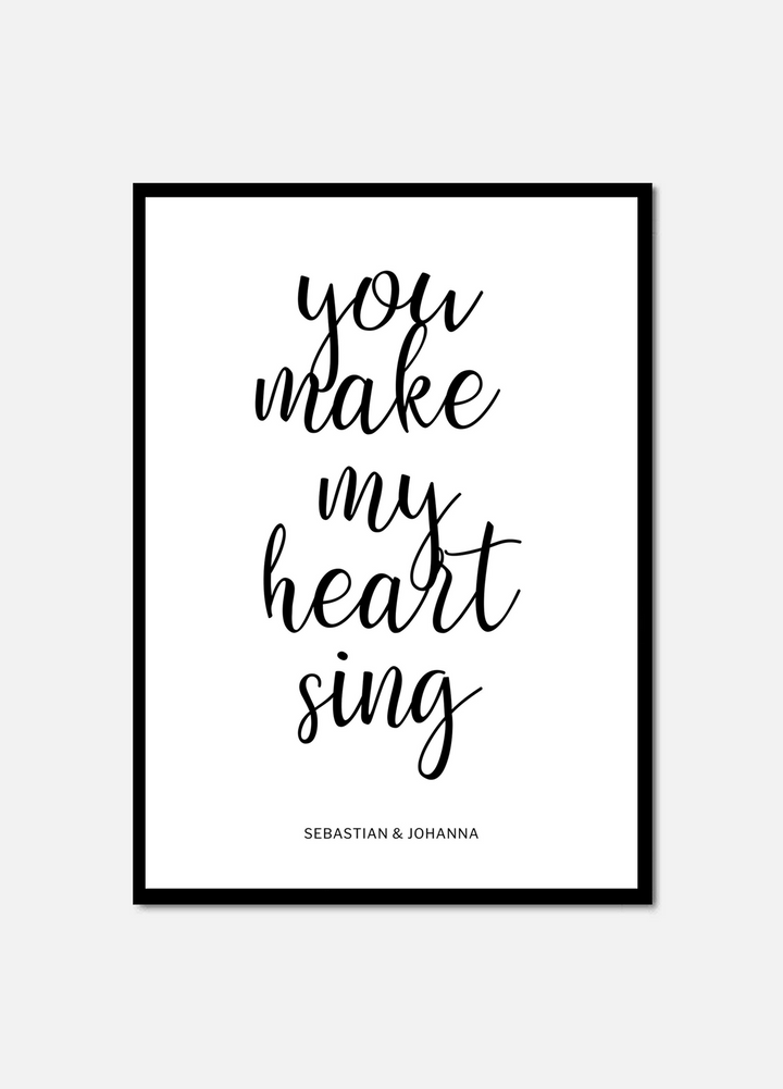 My hearts Song personal poster