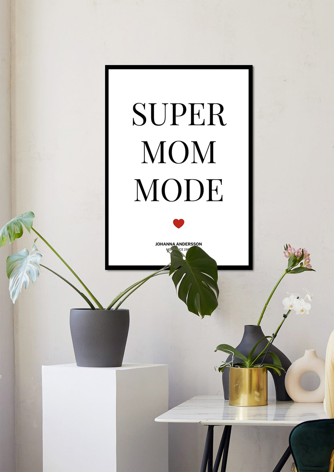 Super mom mode personal poster
